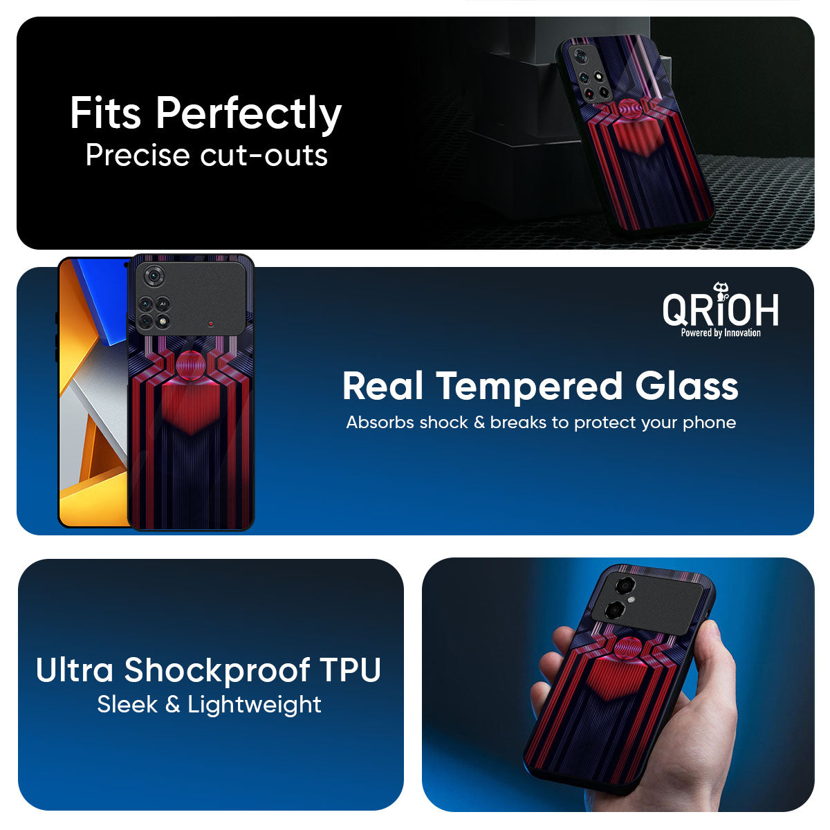 Super Art Logo Glass Case For Poco X7 5G
