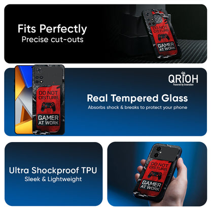 Do No Disturb Glass Case For Poco X7 5G