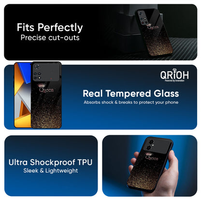 I Am The Queen Glass Case for Poco M7 Pro 5G
