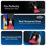 Fashion Princess Glass Case for Poco X7 Pro 5G