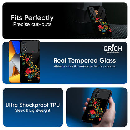 Dazzling Art Glass Case for Poco X7 5G