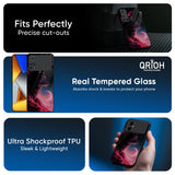 Moon Wolf Glass Case for Poco F6 5G