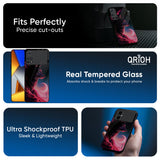 Moon Wolf Glass Case for Poco X8 Pro max 5G