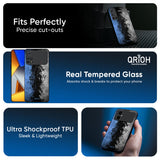 Dark Grunge Glass Case for Poco F7 5G