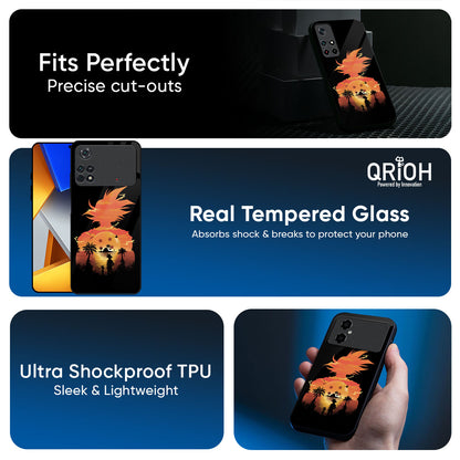 Japanese Paradise Glass Case for Poco X8 Pro 5G