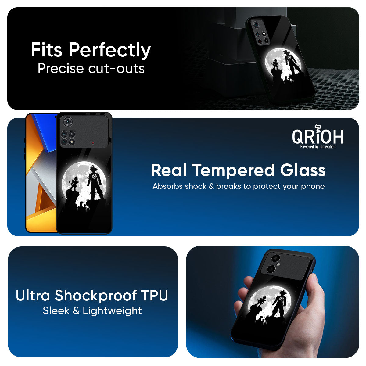 True Saiyans Glass Case for Poco F6 5G