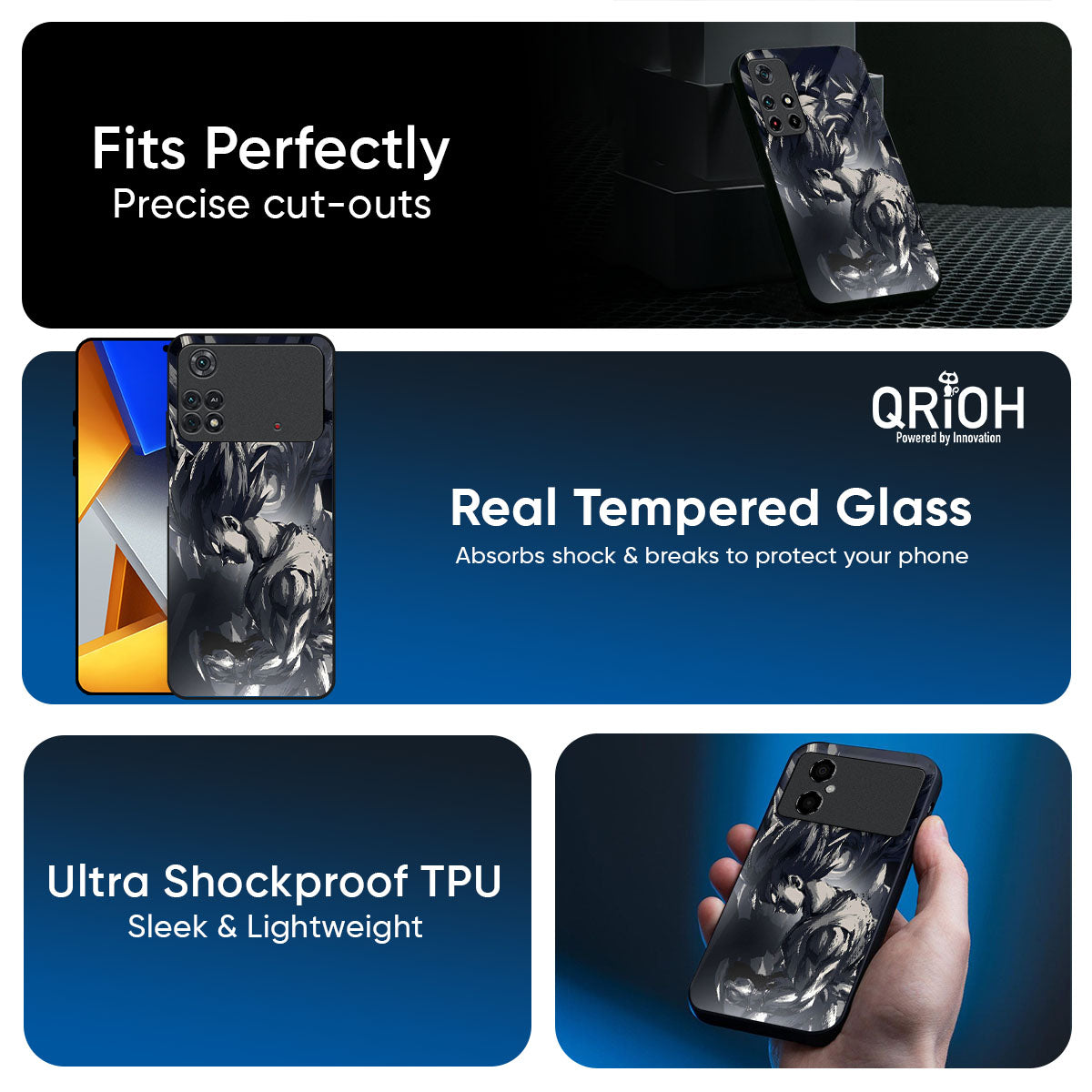 Sketch Art DB Glass Case for Poco F6 5G