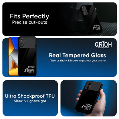Push Your Self Glass Case for Poco M8 5G