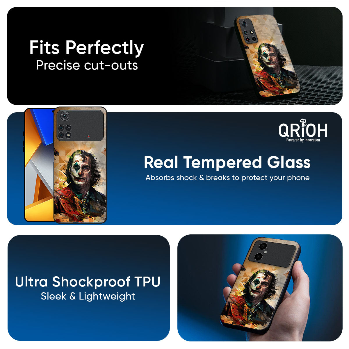 Psycho Villain Glass Case for Poco X7 5G