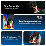 Astronaut on Mars Glass Case for Poco X7 5G