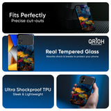 Multicolor Oil Painting Glass Case for Poco X8 Pro max 5G