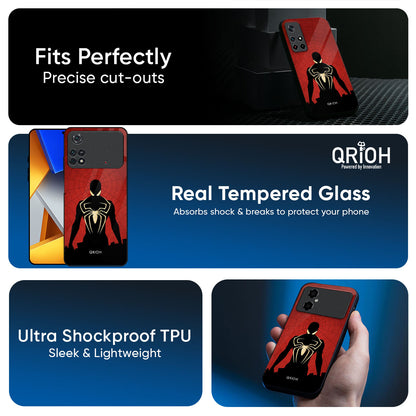 Mighty Superhero Glass Case For Poco X7 5G