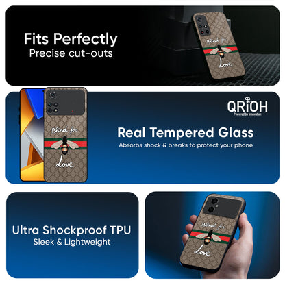Blind For Love Glass Case for Poco M8 5G