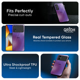Ultraviolet Gradient Glass Case for Poco X7 Pro 5G