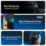 Dark Gradiant Glass Case for Poco X7 5G