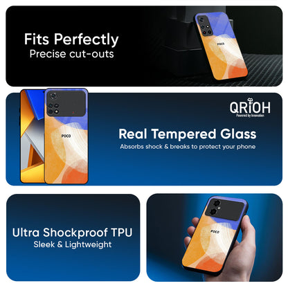 Creative Canvas Glass Case for Poco X7 5G