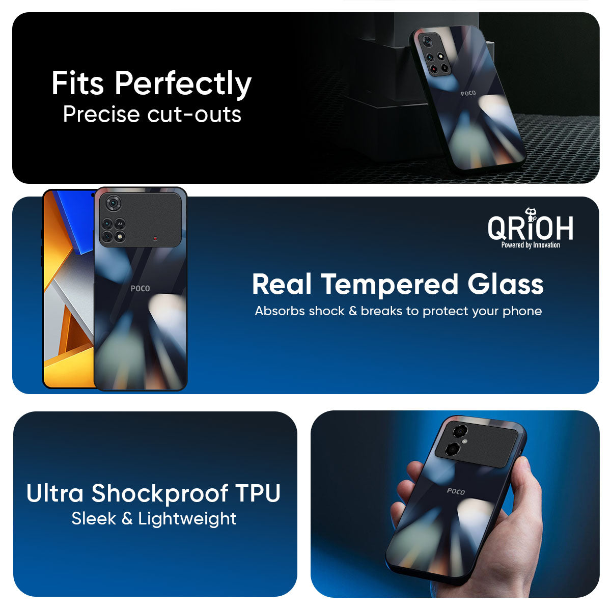 Colorful Illusion Glass Case for Poco F7 5G