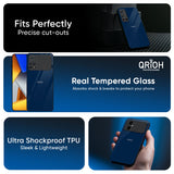 Royal Navy Glass Case for Poco F7 5G