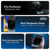 Black Obsidian Glass Case for Poco X7 5G