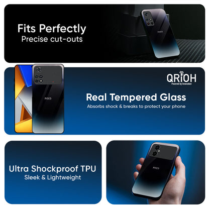 Black Obsidian Glass Case for Poco F6 5G