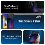 Pink Smudge Glass Case for Poco F6 5G