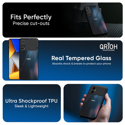 Dark Aesthetic Glass Case for Poco M7 Pro 5G