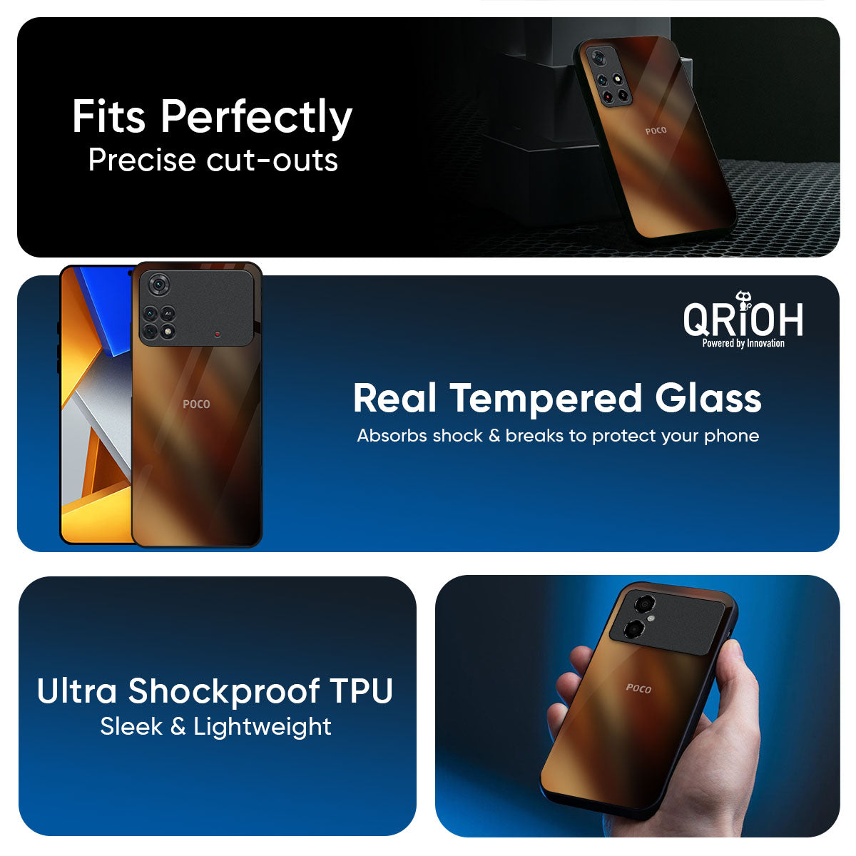 EarthTones Glass Case for Poco X7 5G
