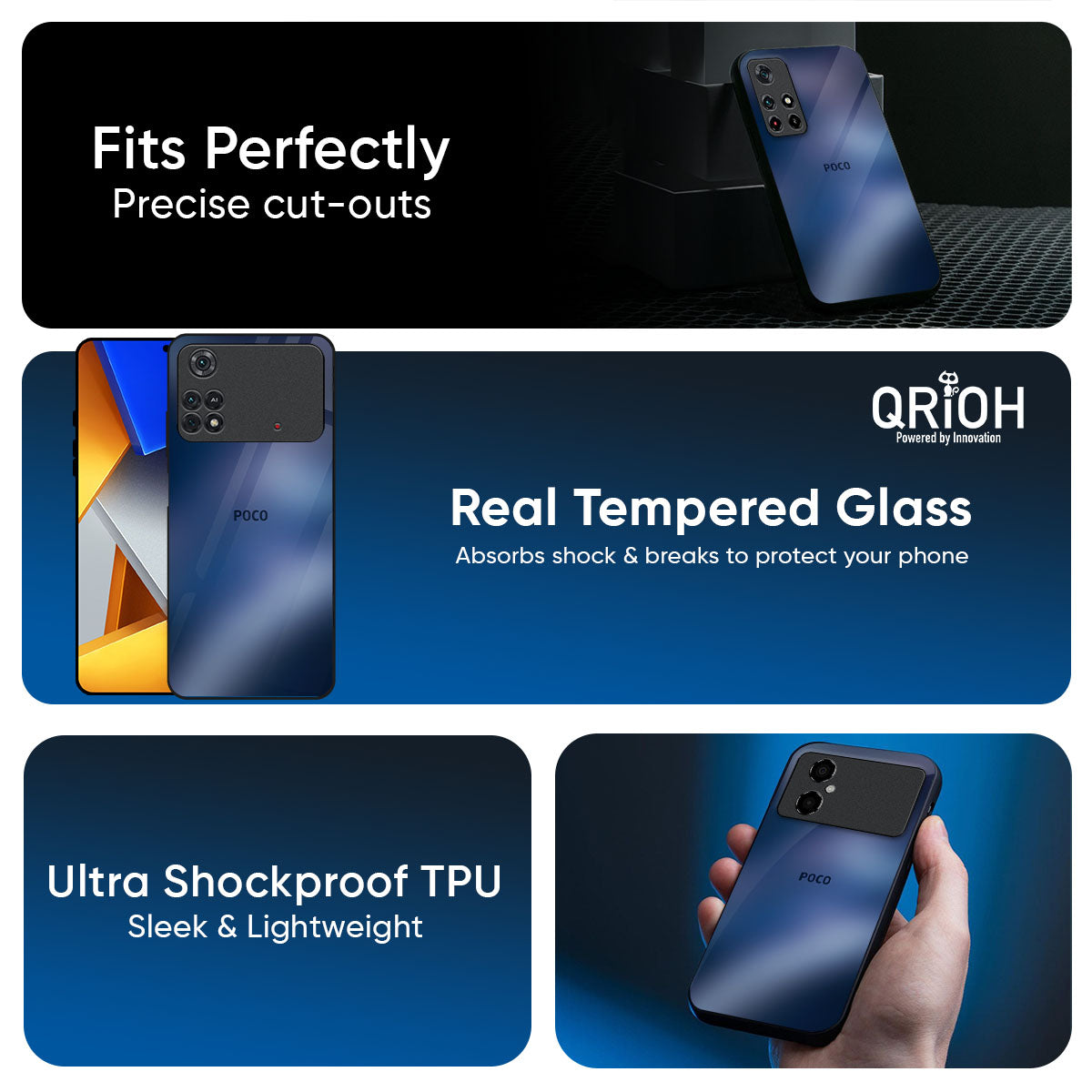 Dark Sea Glass Case for Poco X8 Pro 5G