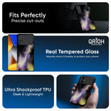 Flames Flow Glass Case for Poco F7 5G