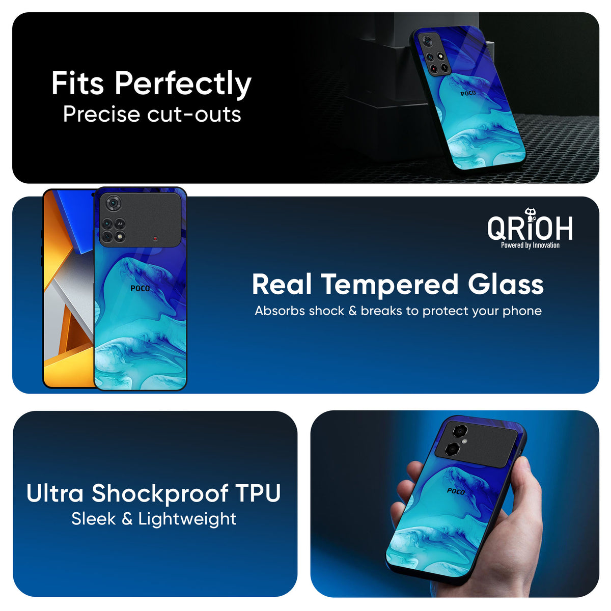 Raging Tides Glass Case for Poco X7 Pro 5G