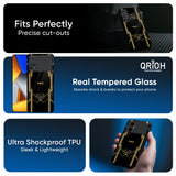 Sacred Logo Glass Case for Poco F7 5G