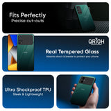 Palm Green Glass Case For Poco M8 5G