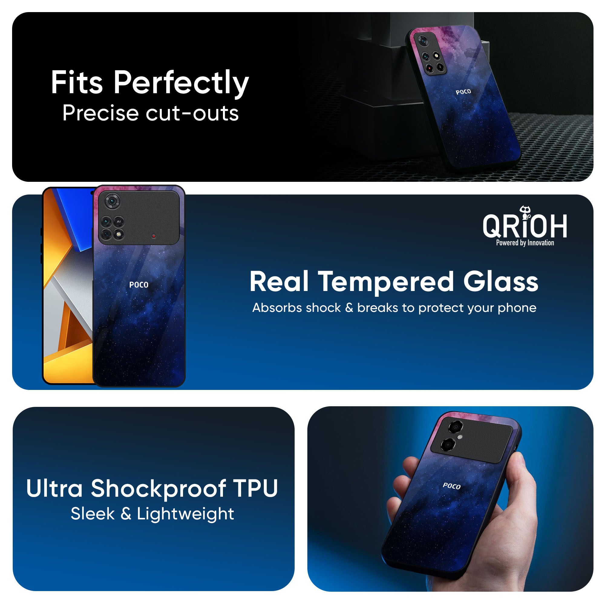 Dreamzone Glass Case For Poco X7 5G