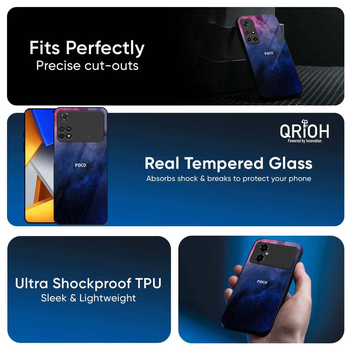 Dreamzone Glass Case For Poco X7 Pro 5G