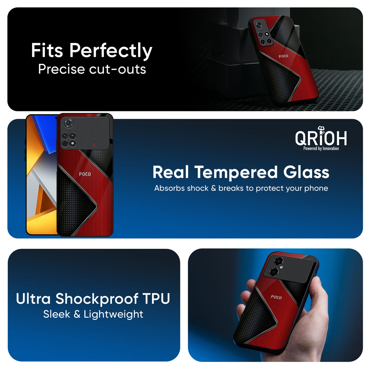 Art Of Strategic Glass Case For Poco X7 5G