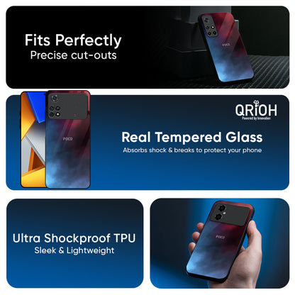 Smokey Watercolor Glass Case for Poco X8 Pro 5G