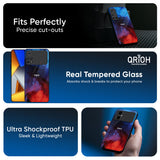 Dim Smoke Glass Case for Poco M8 5G
