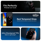 Fly Butterfly Glass Case for Poco F6 5G