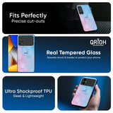 Mixed Watercolor Glass Case for Poco F7 5G