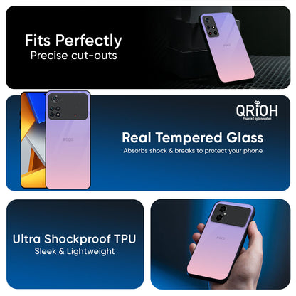 Lavender Gradient Glass Case for Poco X8 Pro max 5G