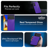Amethyst Purple Glass Case for Poco X7 5G