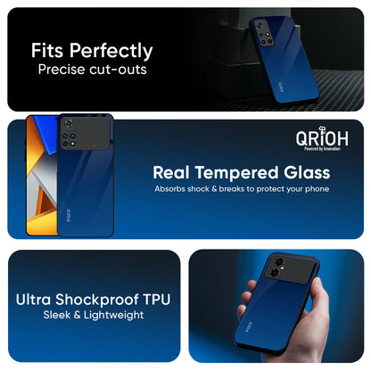 Very Blue Glass Case for Poco X8 Pro max 5G