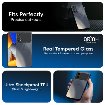 Metallic Gradient Glass Case for Poco X7 5G