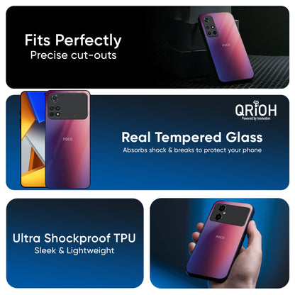 Multi Shaded Gradient Glass Case for Poco X7 5G
