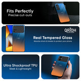 Sunset Of Ocean Glass Case for Poco X7 5G