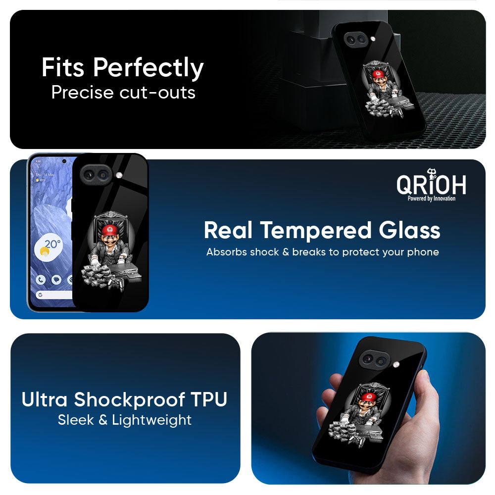 Dark Secret Glass Case for Google Pixel 10A 5G