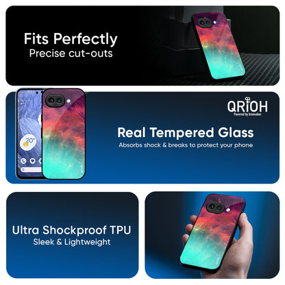 Colorful Aura Glass Case for Google Pixel 9A