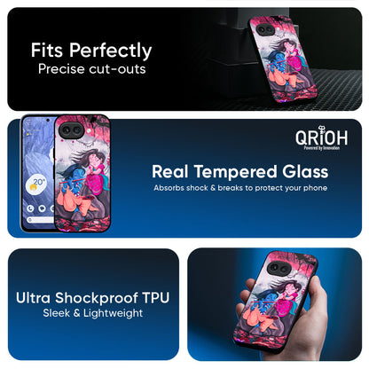 Radha Krishna Art Glass Case for Google Pixel 10A 5G