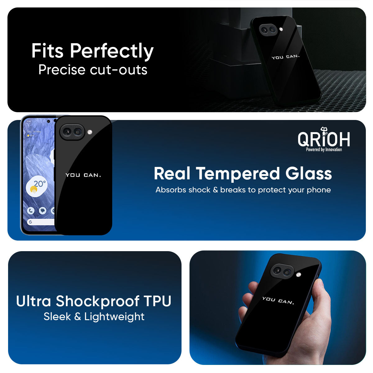 You Can Glass Case for Google Pixel 9A