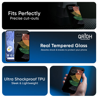 Colorful Leaves Glass Case for Google Pixel 9A